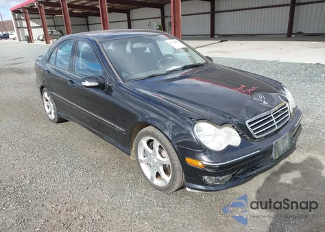 2007 Mercedes-Benz C 230 Sport из США, поврежденный, VIN WDBRF52H67F928245